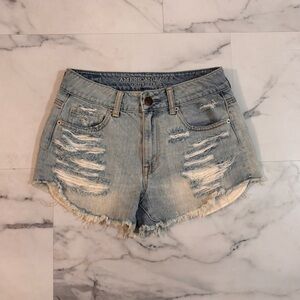 🦅American Eagle Outfitters🦅 Distressed Hi-Rise Festival Jean Shorts